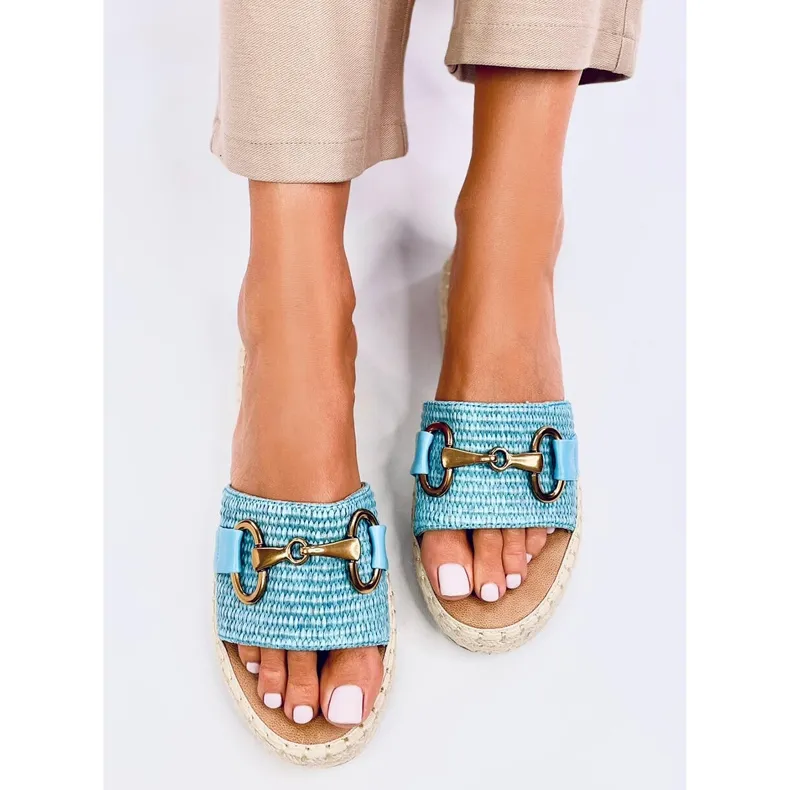 Tongs espadrilles Maters bleu